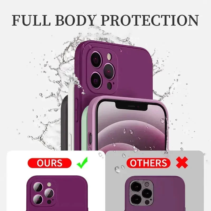 Dunne silicone hoes iPhone zeer goede bescherming