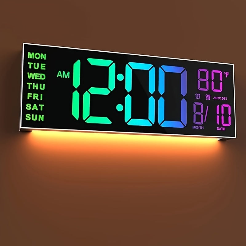 LED_Wandklok-Zwart
