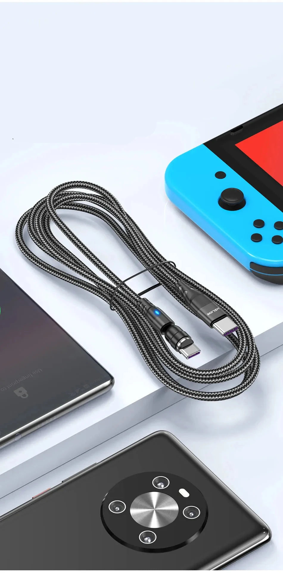 100W Magnetic Type-C Kabel