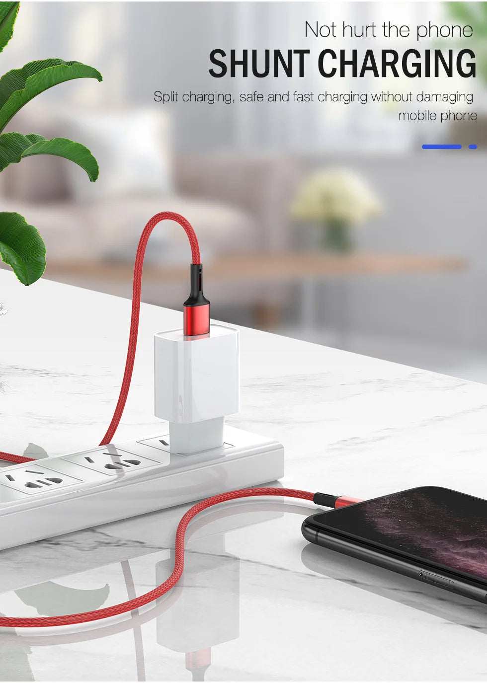 Snelle oplaad USB-kabel voor iPhone 11, 12, 13, 14 Pro, X Max, 6s, 7, 8 Plus en Apple iPad