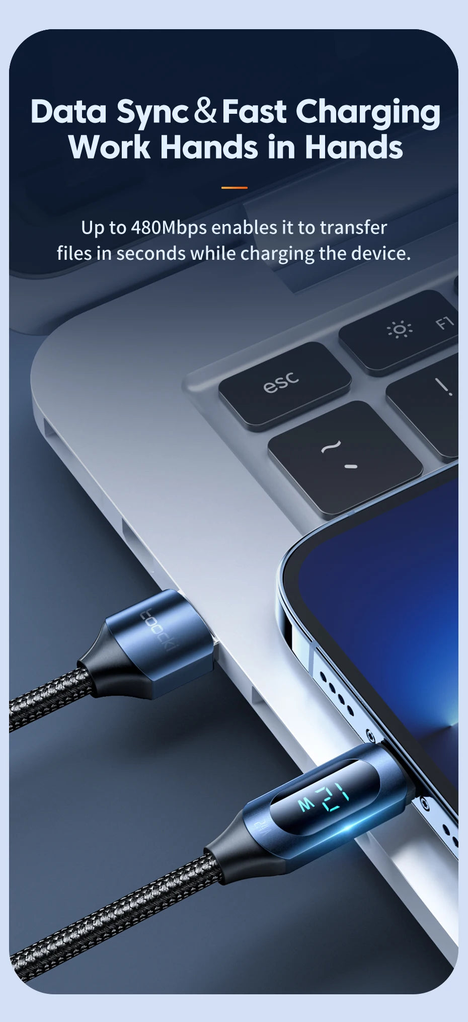 USB-2,4A displaykabel voor iPhone 14, 13, 12 Pro Max, XS, X, 8 Plus snelle data overdracht
