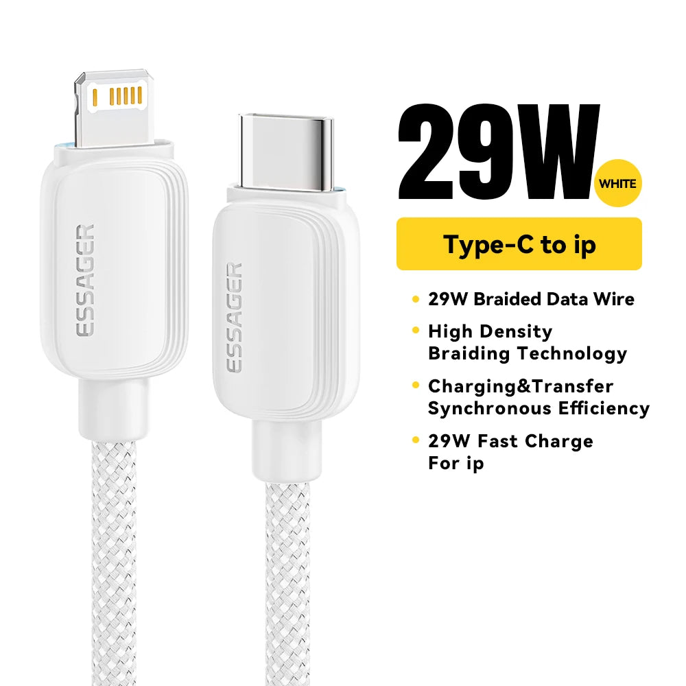 USB Type-C naar Lightning Kabel - 20W snellader iPhone en iPad