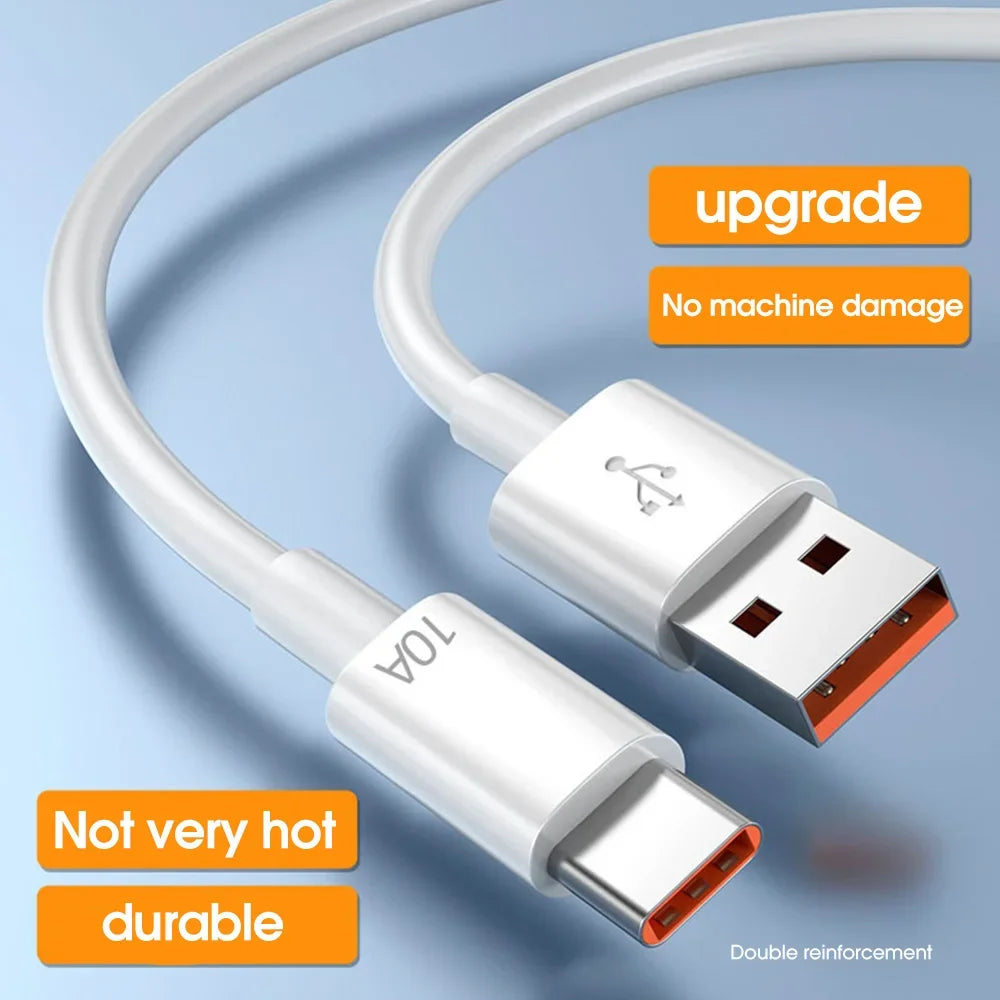 10A Type USB-C 120W Snellader kabel voor iPhone