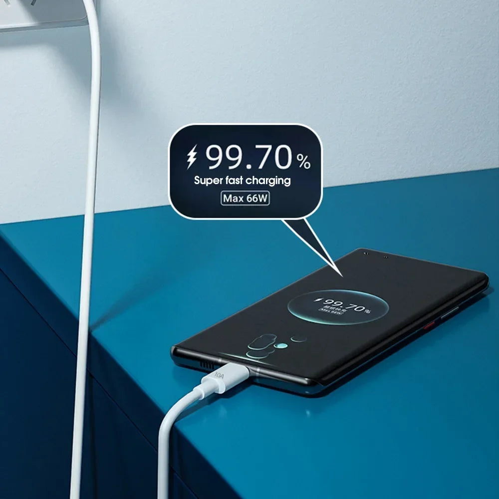 10A Type USB-C 120W Snellader kabel voor iPhone