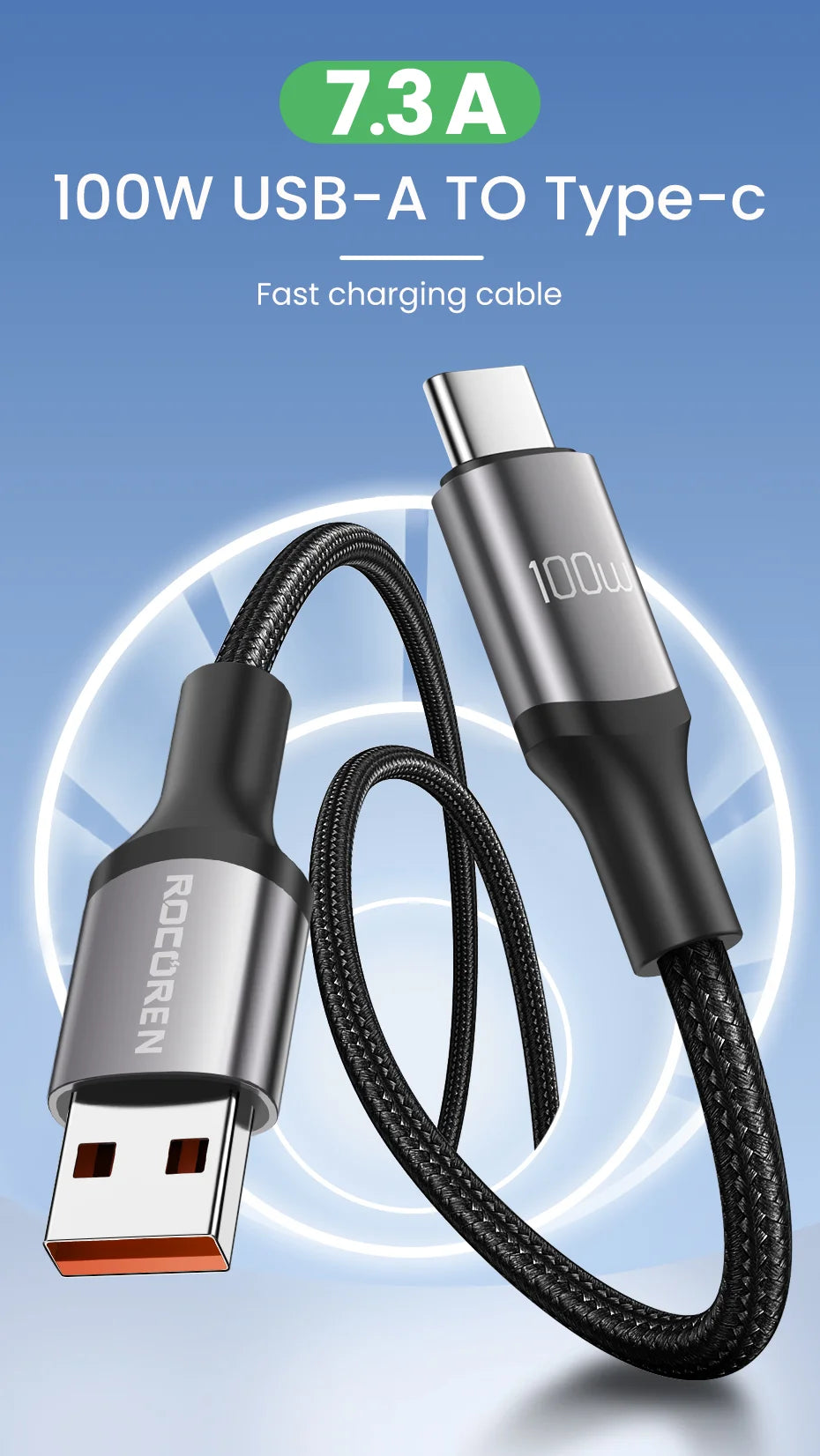 USB Type-C Kabel 100W Fast Charging