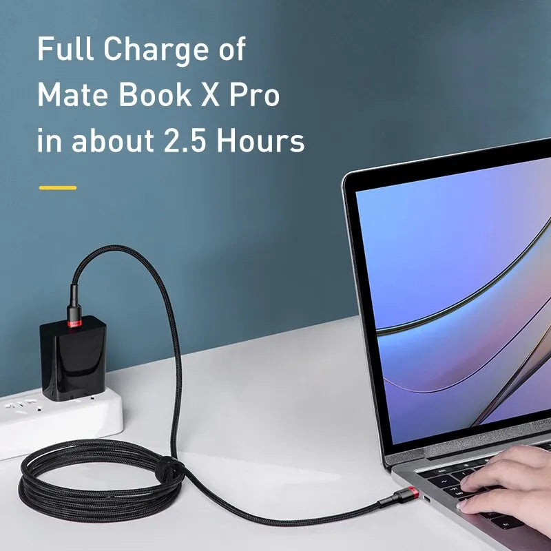 USB Type C naar USB C Kabel voor iPhone 16, 15 - 100W/5A PD Snellader Kabel