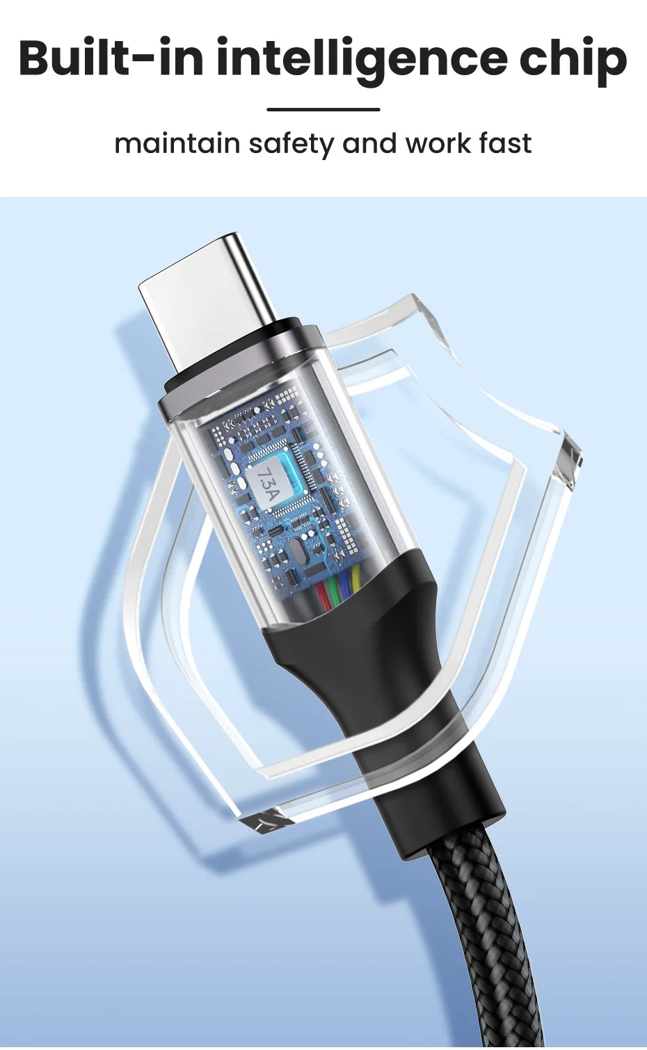 USB Type-C Kabel 100W Fast Charging