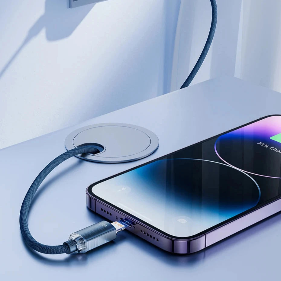 USB-2,4 A kabel voor iPhone 14, 13, 12 Pro.