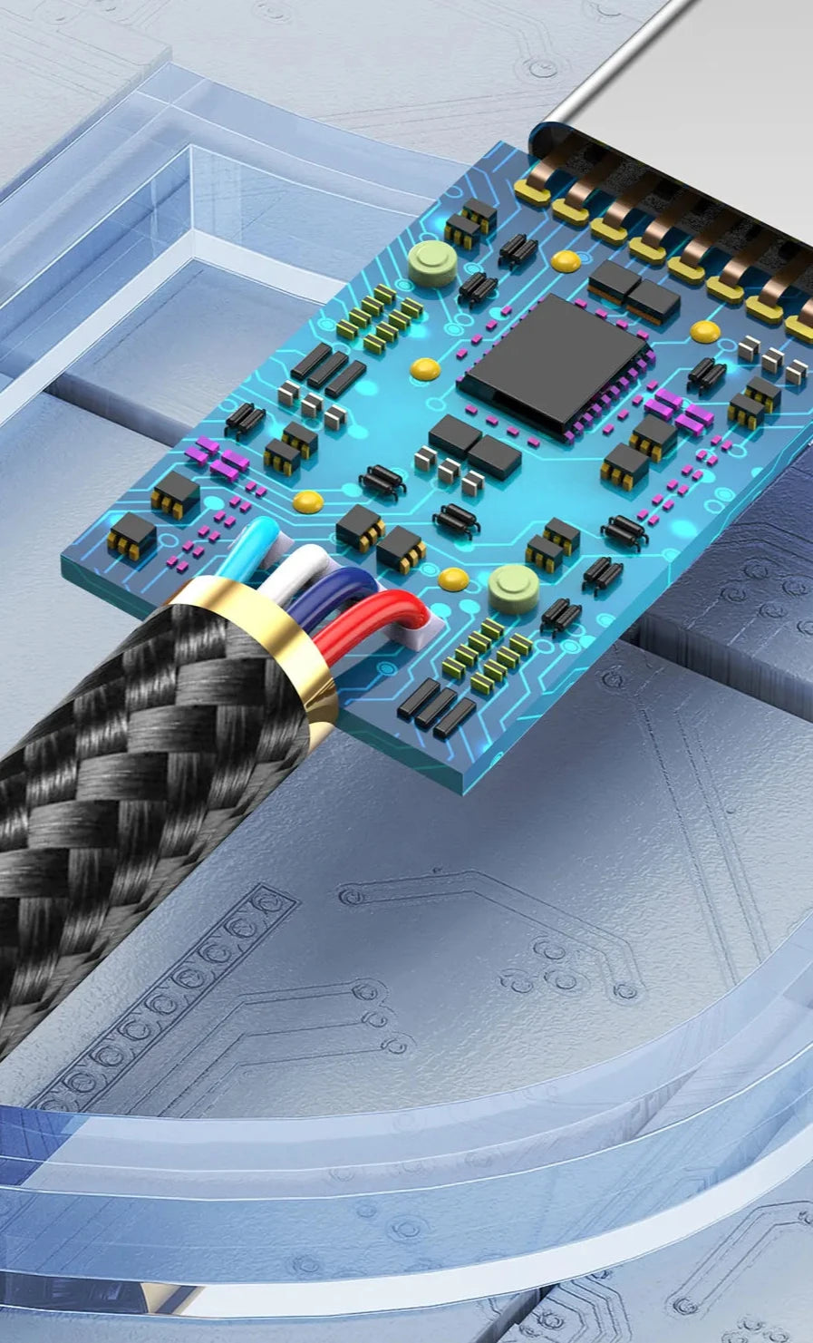 100W Magnetic Type-C Kabel