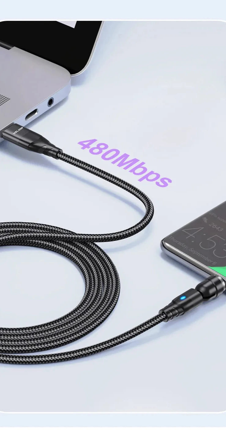 100W Magnetic Type-C Kabel