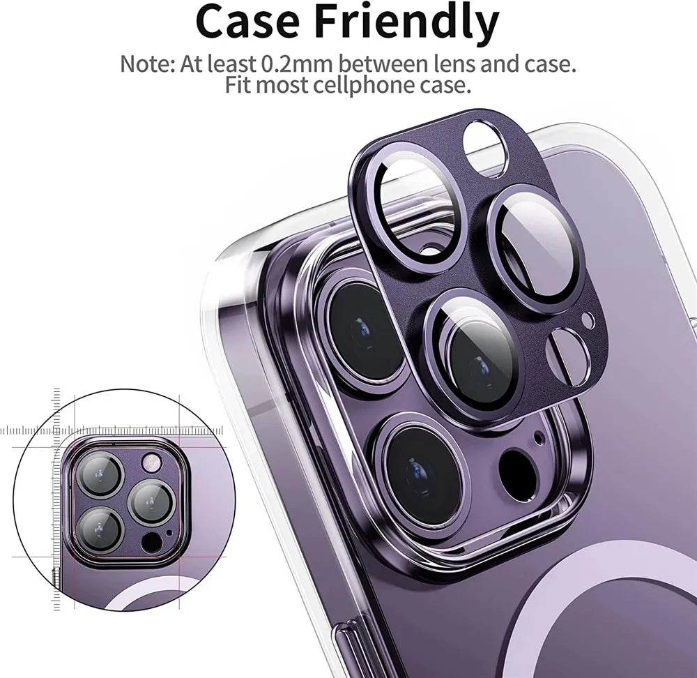 Beschermglas van metaal voor de Achterste Camera van iPhone