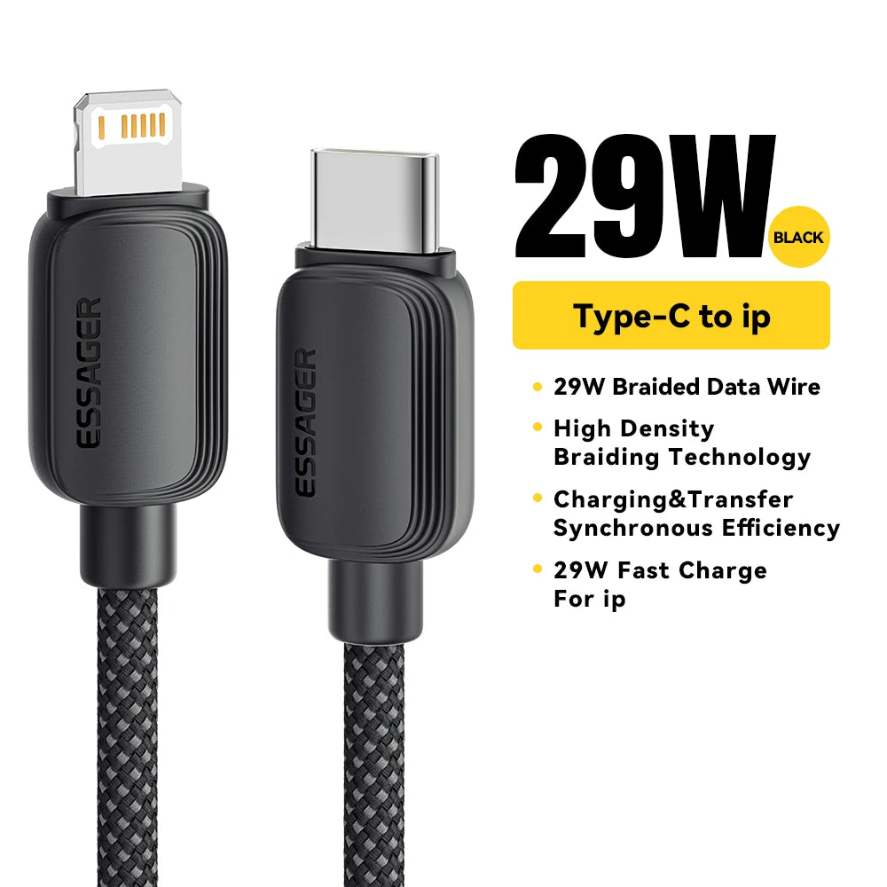 USB Type-C naar Lightning Kabel - 20W snellader iPhone en iPad