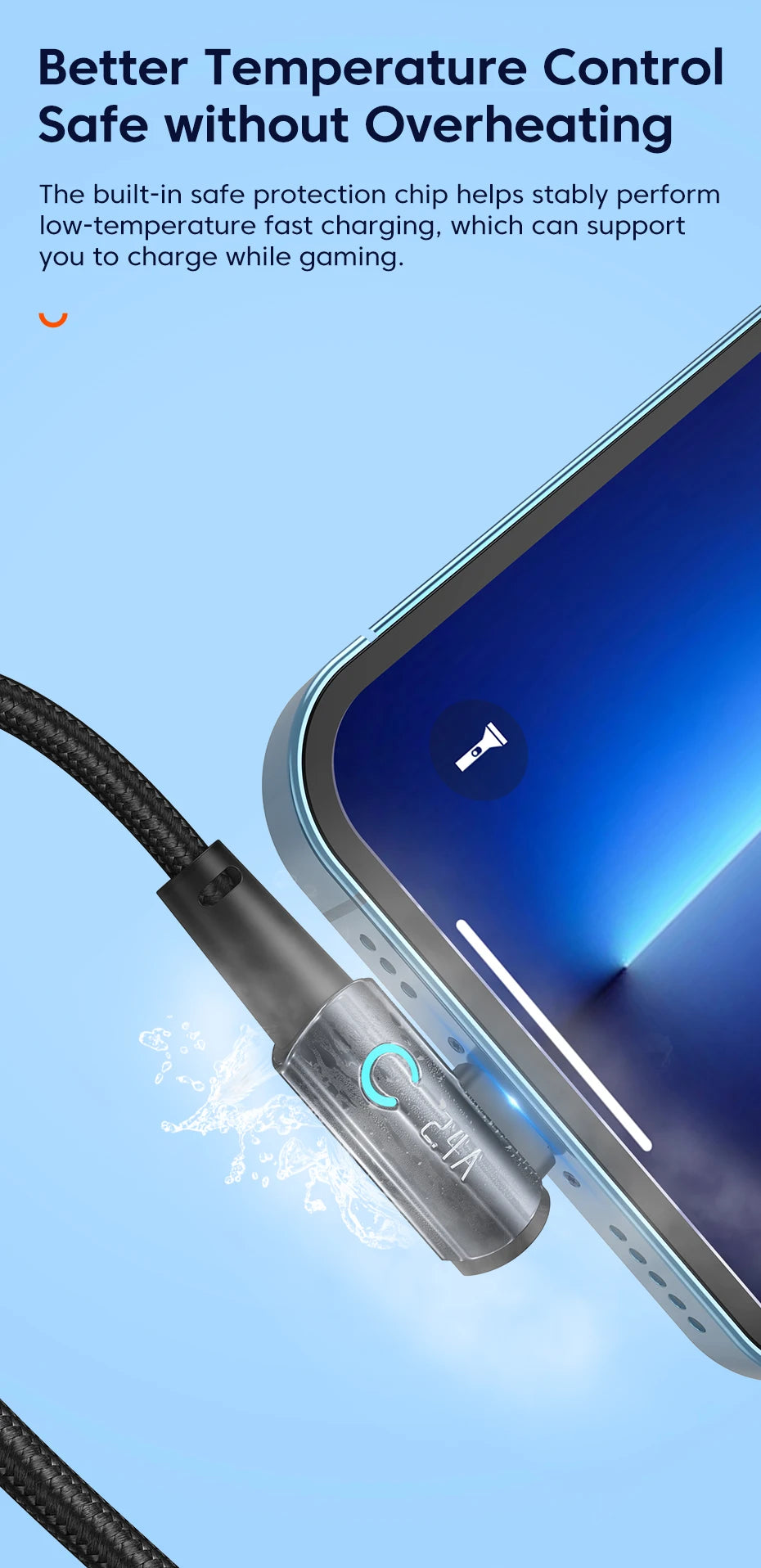 USB-kabel met Lightning voor iPhone 14, 13, 12, 11 Pro Max