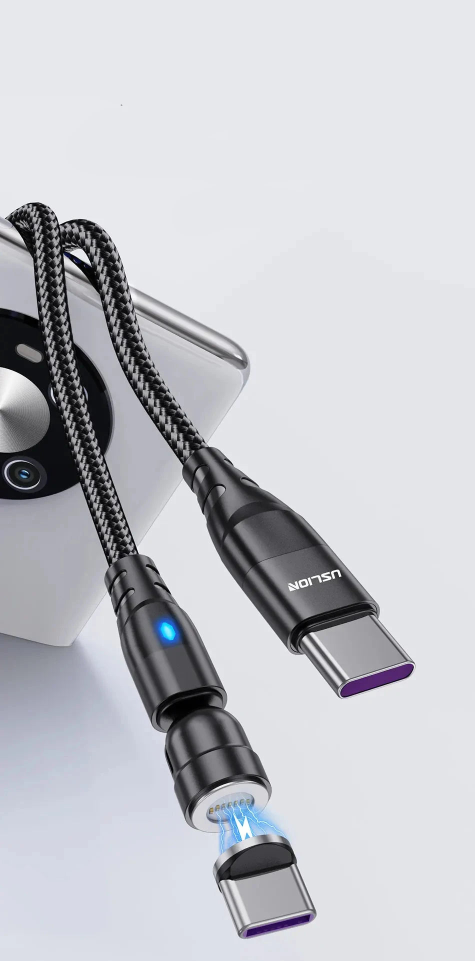 100W Magnetic Type-C Kabel