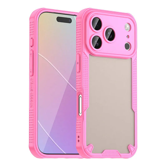 iPhone 17 Case – Matte Half Transparante Flexibele iPhone hoes