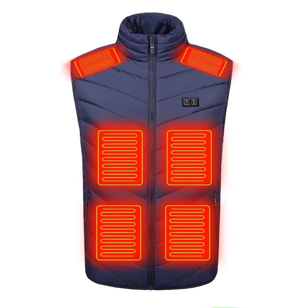 Verwarmde Bodywarmer USB 15 Verwarmingselementen