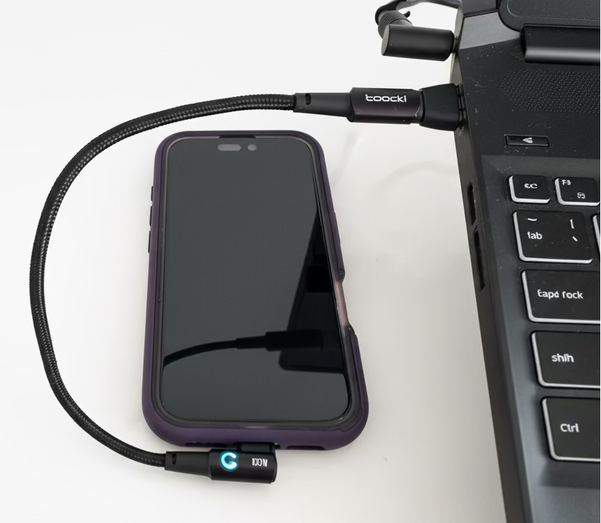 USB-A naar USB-C Adapter – Laden & Data – Compact plug & play