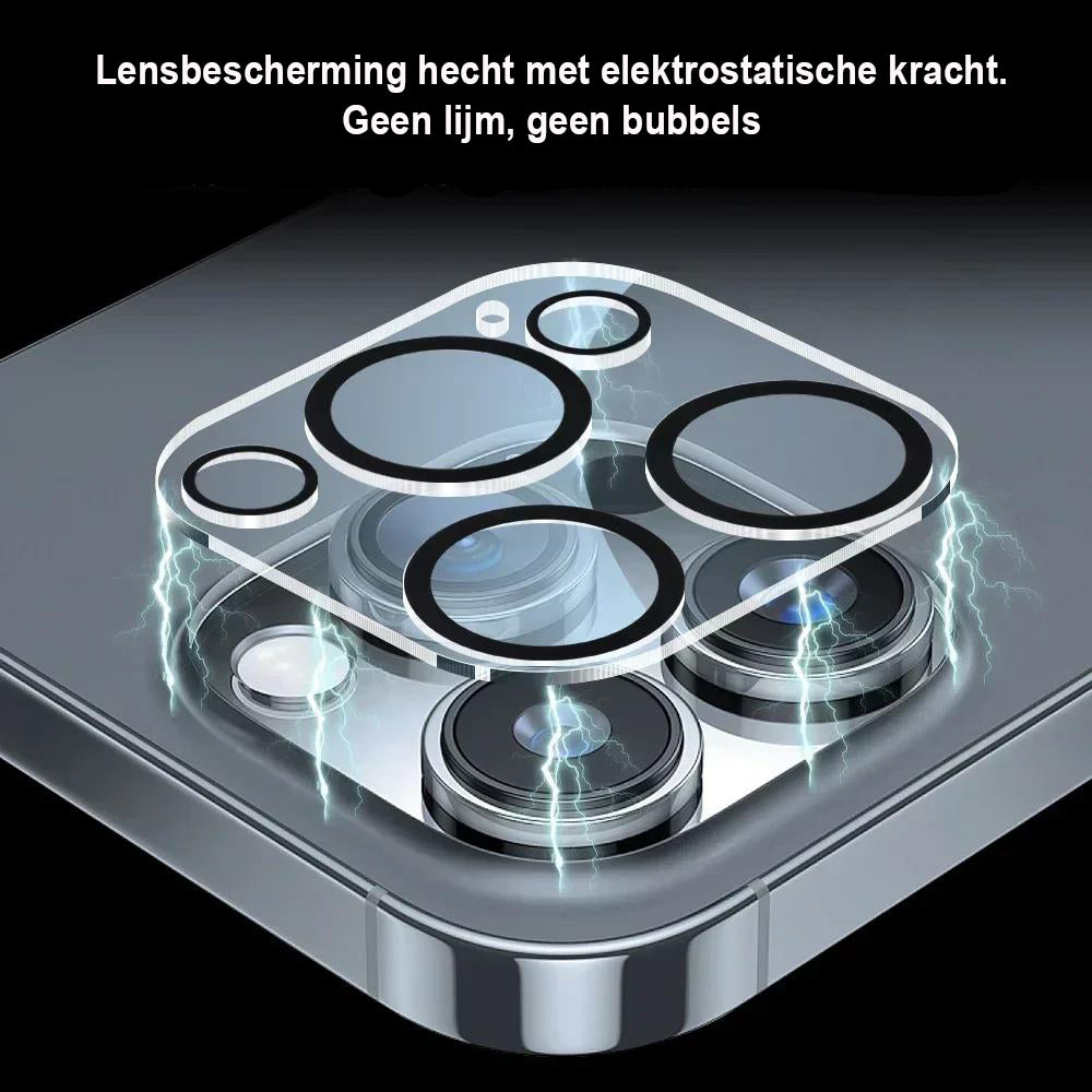 Camera Lens Bescherming voor iPhone 13, 14, 15 en 16 – Gehard Glas