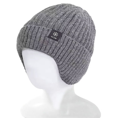 Gevoerde Wintermuts Beanie – Unisex met Oorbescherming
