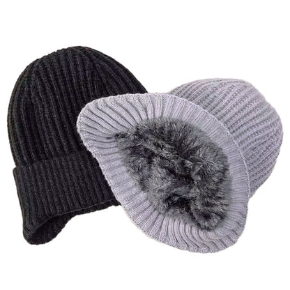 Gevoerde Wintermuts Beanie – Unisex met Oorbescherming