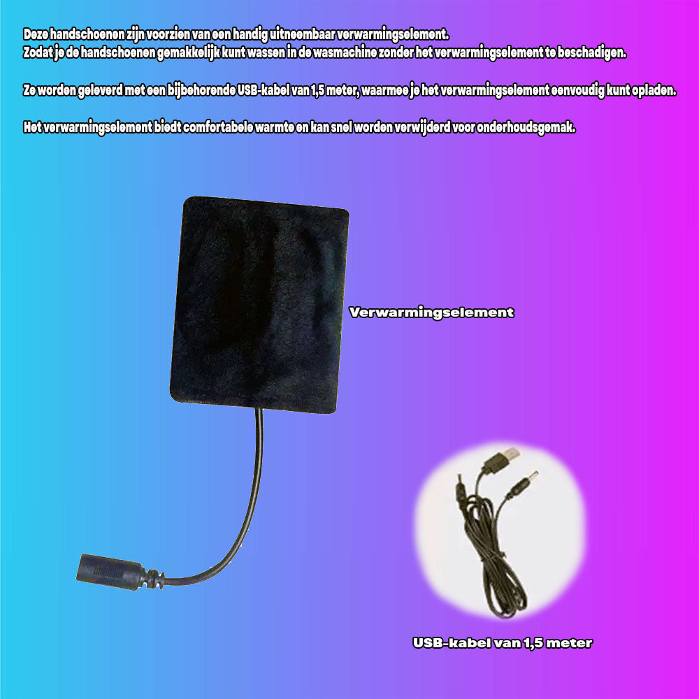 USB Verwarmde Handschoenen_Wasbaar