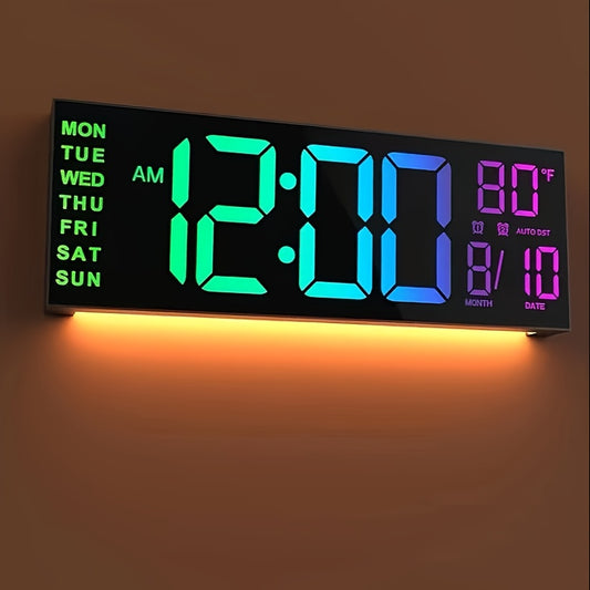 LED_Wandklok-Zwart