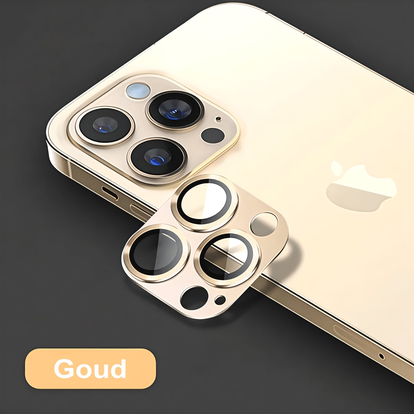 Metalen Camera Lens Bescherming voor iPhone 14, 15, 16 Pro / Pro Max / Plus