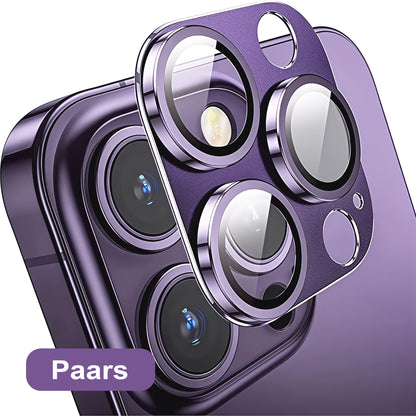 Metalen Camera Lens Bescherming voor iPhone 14, 15, 16 Pro / Pro Max / Plus
