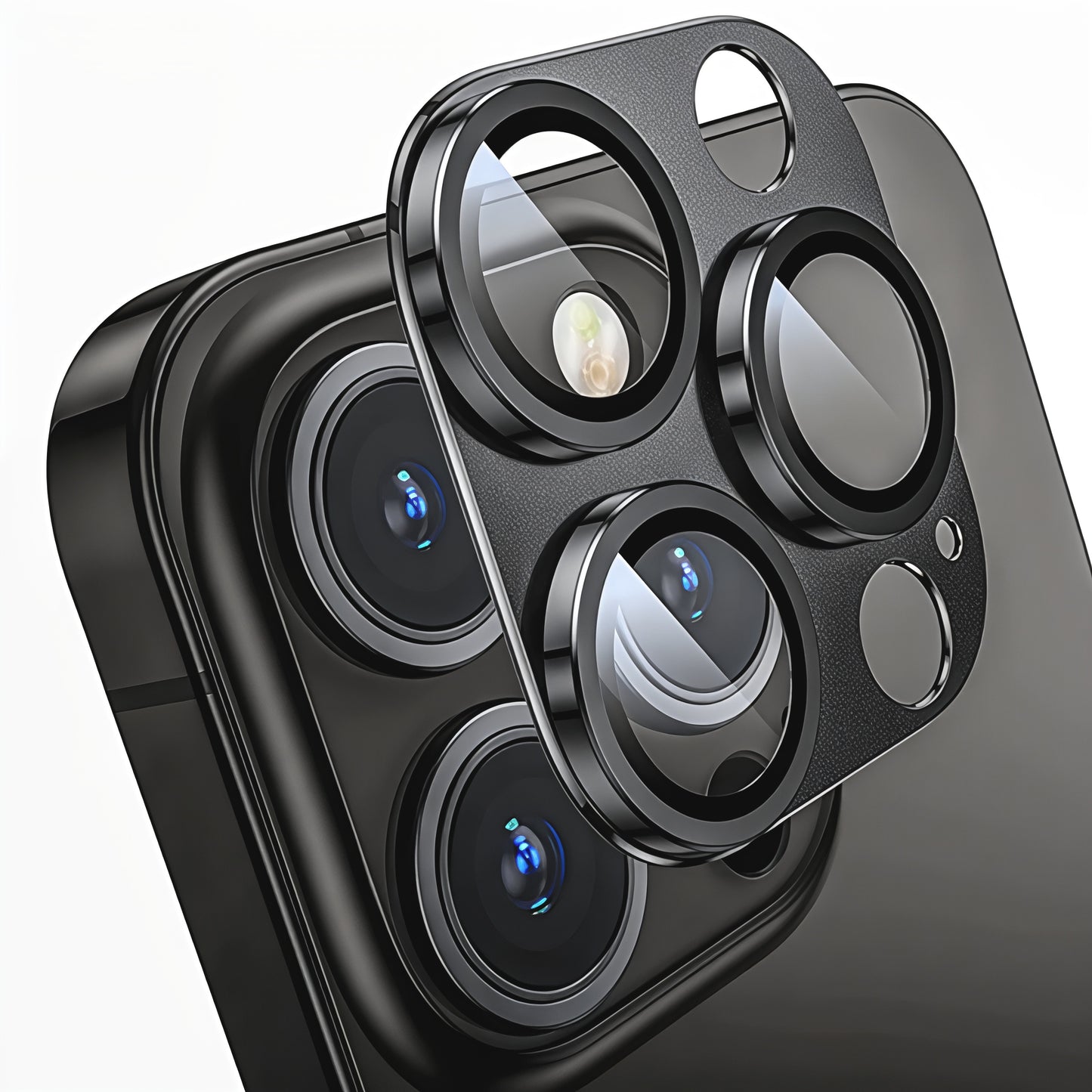 Metalen Camera Lens Bescherming voor iPhone 14, 15, 16 Pro / Pro Max / Plus