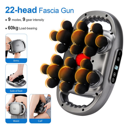 Massage Gun met 22 Koppen
