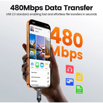 USB-C Kabel 240W met PD & E‑Marker – Razendsnel Snelladen iPhone, Samsung, MacBook