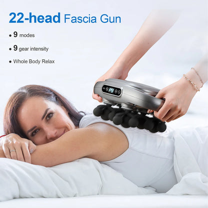 Massage Gun met 22 Koppen