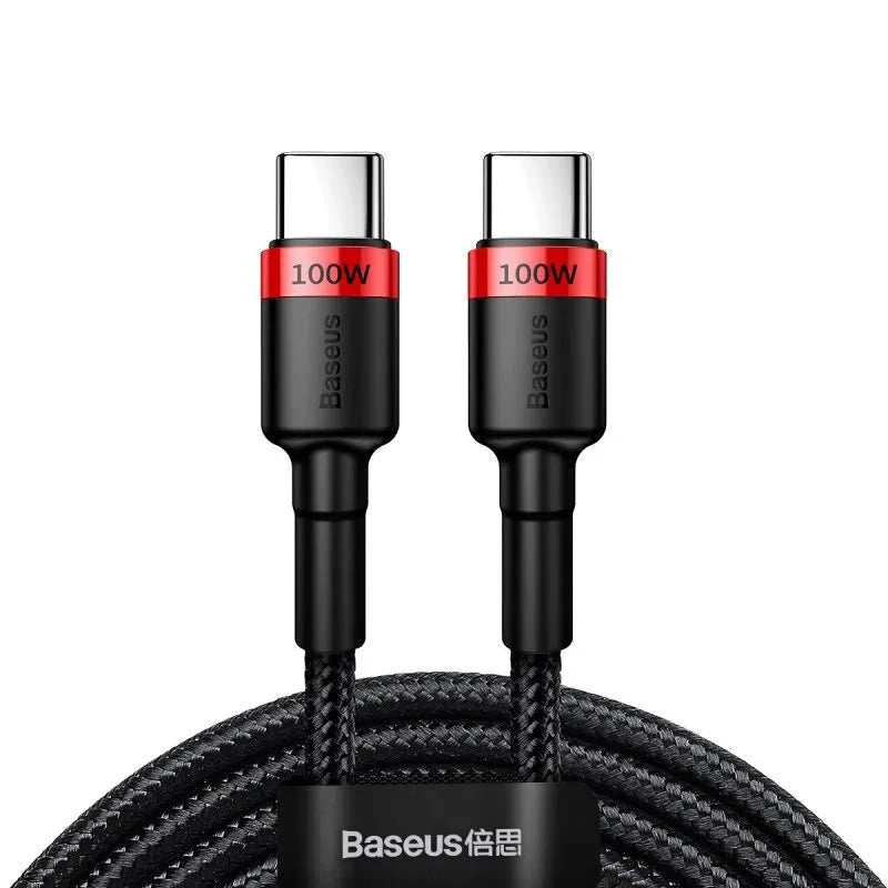 USB Type C naar USB C Kabel voor iPhone 16, 15 - 100W/5A PD Snellader Kabel