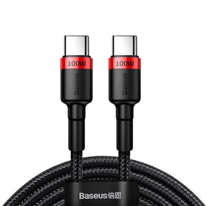 USB Type C naar USB C Kabel voor iPhone 16, 15 - 100W/5A PD Snellader Kabel