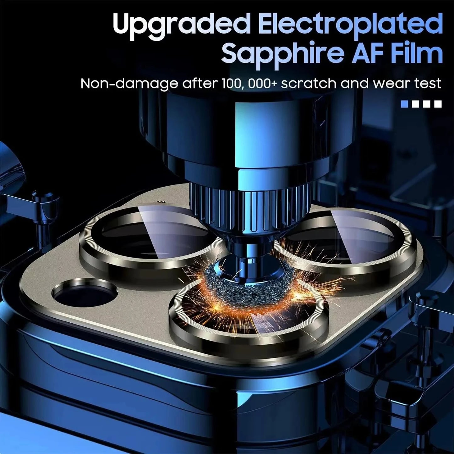 3 Stuks Metalen Camera Lens Bescherming voor iPhone 14, 15, 16 Pro / Pro Max / Plus