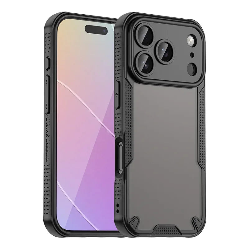 iPhone 17 Case – Matte Half Transparante Flexibele iPhone hoes
