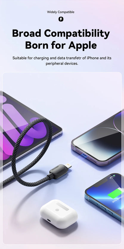 USB Type-C naar Lightning Kabel - 20W snellader iPhone en iPad