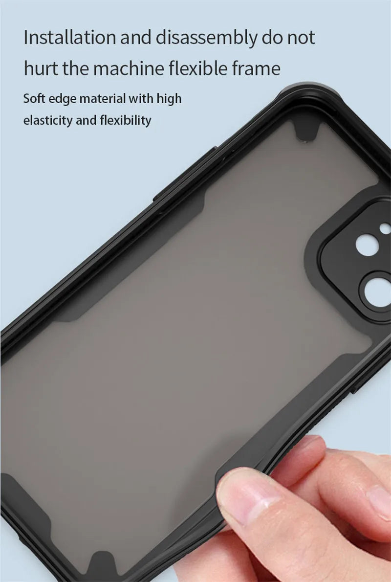 iPhone 17 Case – Matte Half Transparante Flexibele iPhone hoes