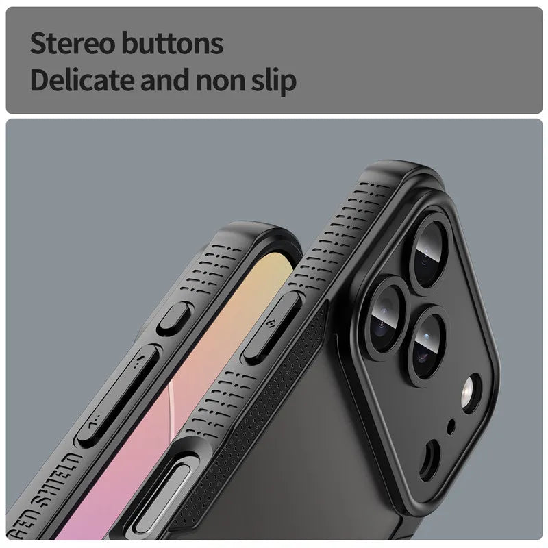 iPhone 17 Case – Matte Half Transparante Flexibele iPhone hoes