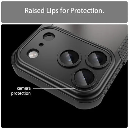 iPhone 17 Case – Matte Half Transparante Flexibele iPhone hoes