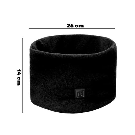 USB Verwarmde Sjaal Nekwarmer oplaadbaar_Zwart