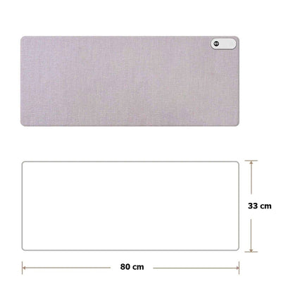 Verwarmde-Bureau-Mat-Muismat afmetingen