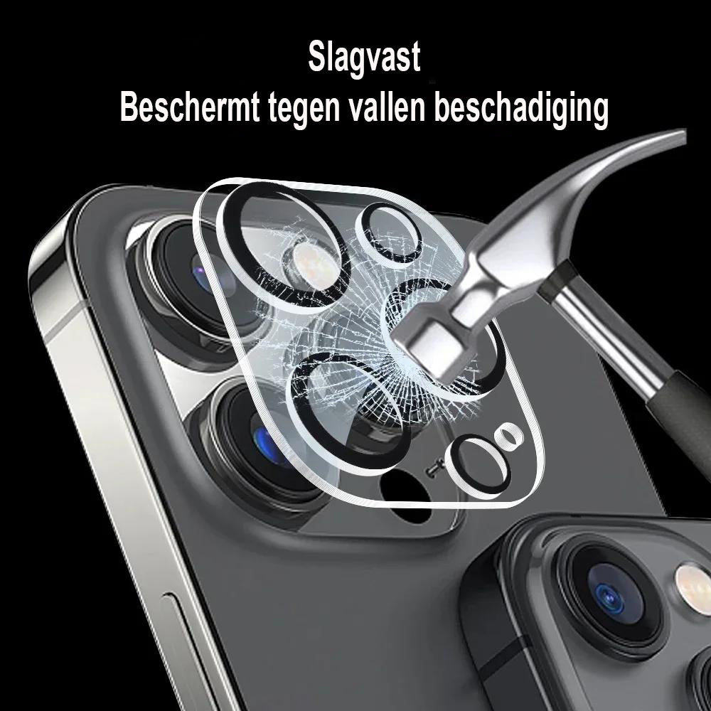 Camera Lens Bescherming voor iPhone 13, 14, 15 en 16 – Gehard Glas