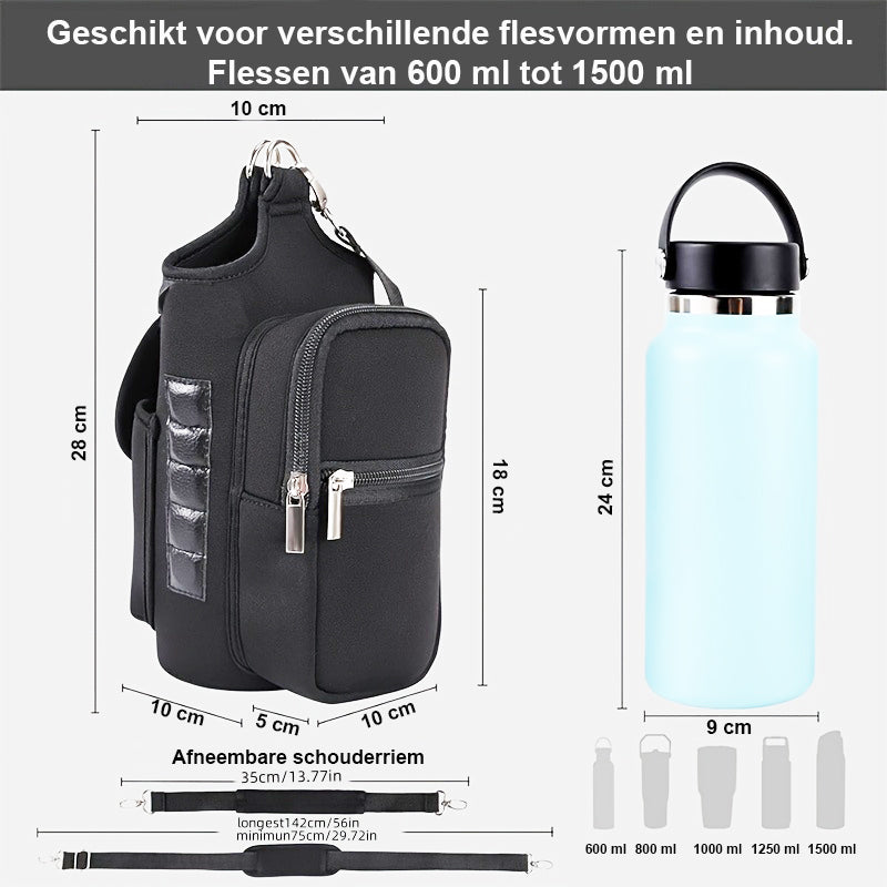 Hoes magnetisch voor drinkfles