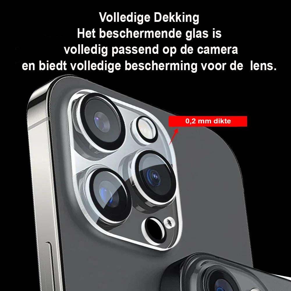 Camera Lens Bescherming voor iPhone 13, 14, 15 en 16 – Gehard Glas