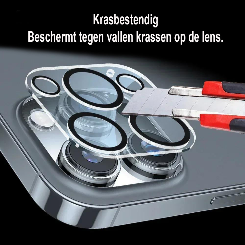 Camera Lens Bescherming voor iPhone 13, 14, 15 en 16 – Gehard Glas