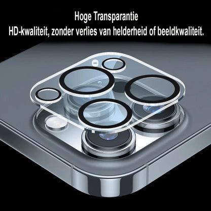 Camera Lens Bescherming voor iPhone 13, 14, 15 en 16 – Gehard Glas